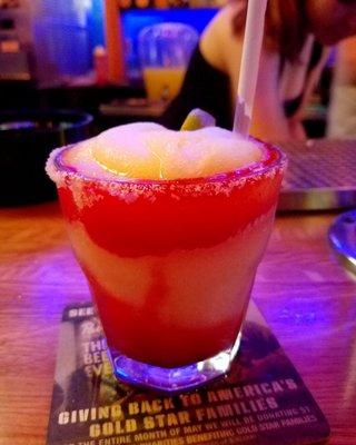 Strawberry margarita.