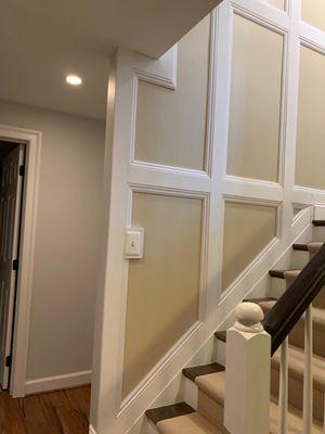 Custom wainscoting