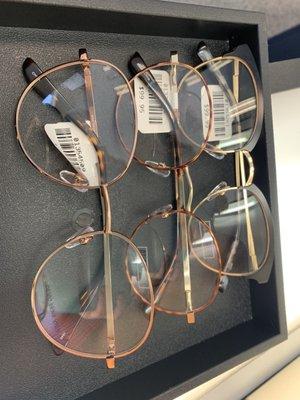 Round frames. All pretty decently priced!