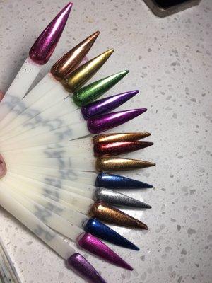 Chrome nails