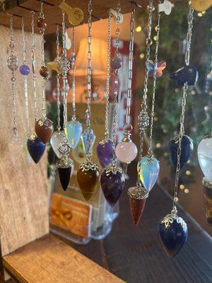 Beautiful Handmade Pendulums.