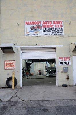 Manosy Auto Body Shop 1832 Featherstone Rd. Woodbridge, VA 22191