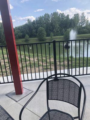 Pretty Patio by Lake