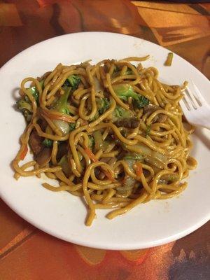 Vegetarian lo mein