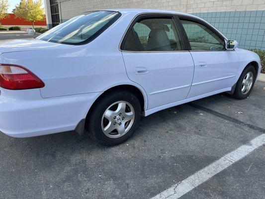 Big rave to Red's Livermore Body Shop who did a great job fixing the body damage on my 26 year old car! It now looks almost brand new!