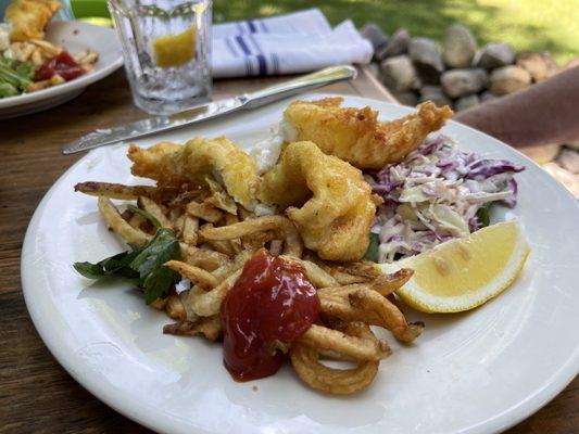 Fish and chips.