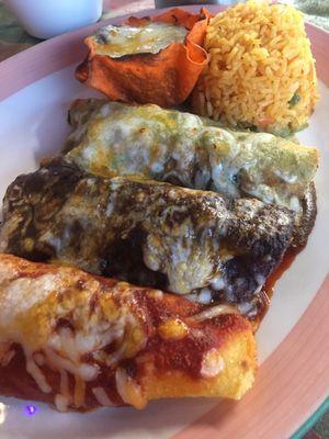 TRIO ENCHILADAS