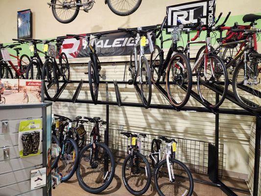 Bill Lewis checking out the Alan's Bike Center in Vero Beach.