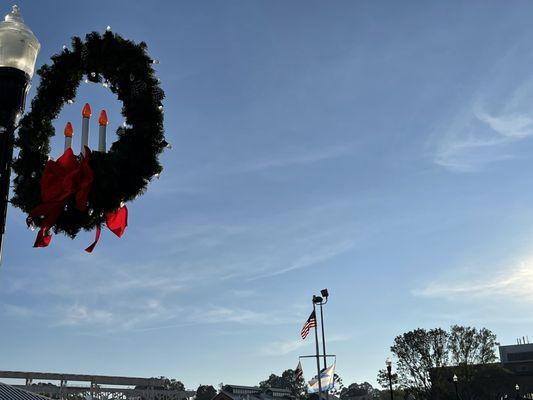 Photo taken near the Mare Island Navel Shipyard. Park in one of the big parking lots; walk all over the island