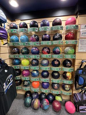 Great priced bowling equipment!