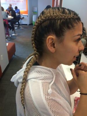 Two French braids $10!