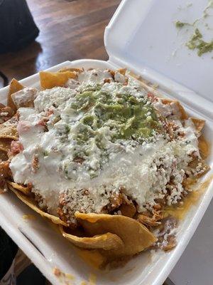 Shredded Chicken Nachos