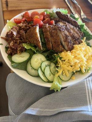 Fried chicken Cobb salad