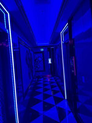 Hallway to the Karaoke rooms