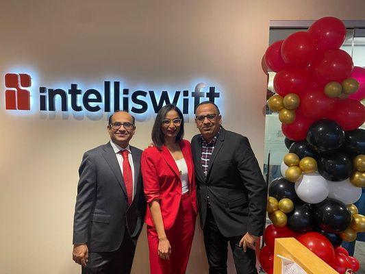 Intelliswift Software, Inc. brand celebration.