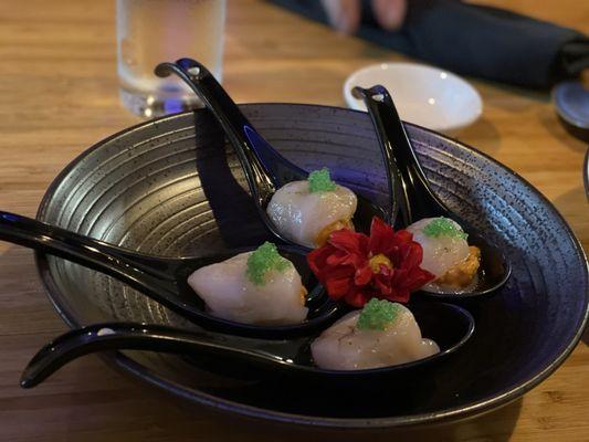 Scallops and Japanese Uni