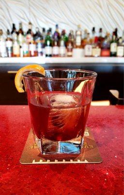 Old Fashioned with Bulleit. $12.00.