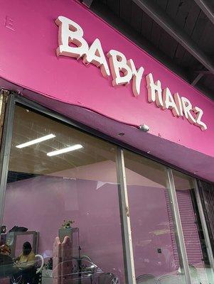 Inside view of Baby Hairz