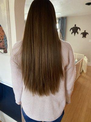 Trim with long layers