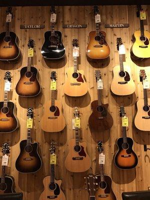 Plenty of acoustics to choose from