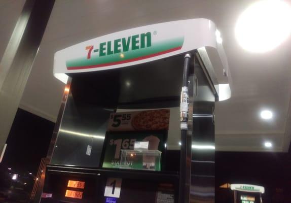 7-Eleven Gas! 2.06 for regular! Not bad..