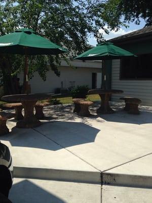 Outdoor seating