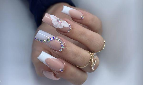 Wedding Nails idea... Appointment call (707)731-1263