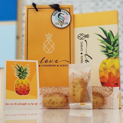 Pineapple Shortcakes made in house. Special boxes available for gifting to friends or family.