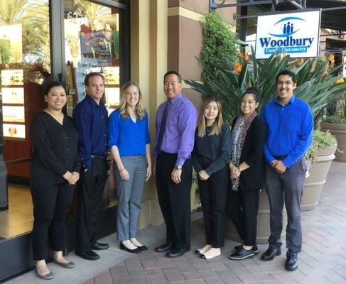 The Woodbury staff - Christina, Jeremie, Dr. Foley, Dr. Fukuda, Michelle, Sharon and Moices.