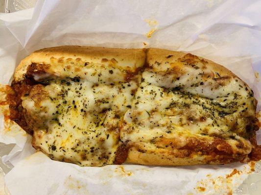 Meatball sub ($9.95) Thicc