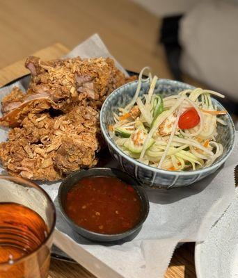 Thai Fried Chicken w/ Sticky Rice