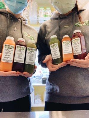 Some of our pressed juices!