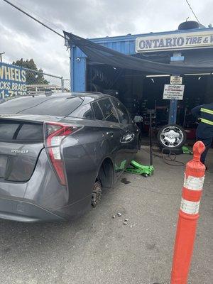 Best Feeling getting new tires at the best price in the city