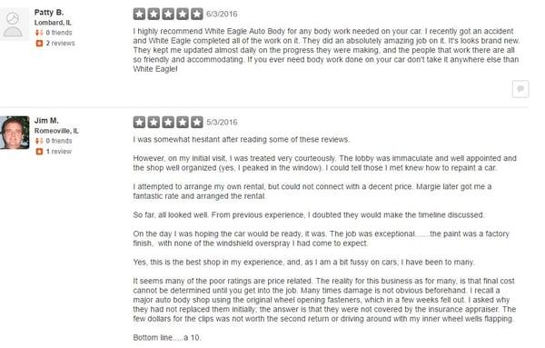 Hidden Yelp Reviews