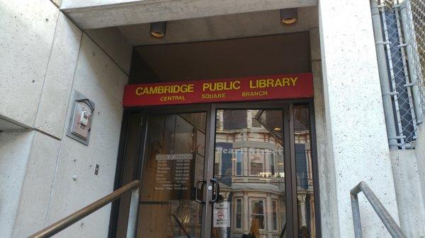 Central Square Branch Library, Cambridge, MA