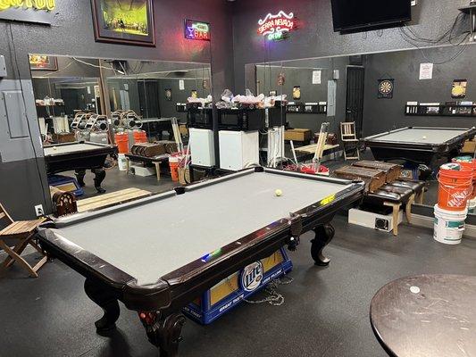 Hidden Pool table area