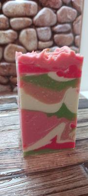 Sexy Pink Homemade Artisan Natural Soap Bar