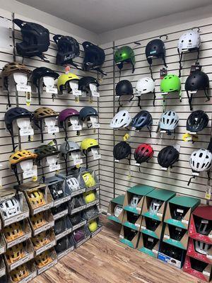 Our wide selection of helmets from Specialized and Smith