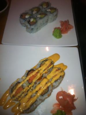 Bagel Roll & Spicy Tuna Roll