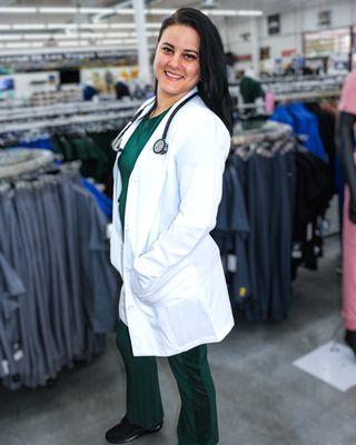 Dressing up for Halloween like the pros do! ‍ Unleash your inner doctor, nurse, or hero at our uniform store.