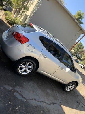 Quick wash and tire shine done