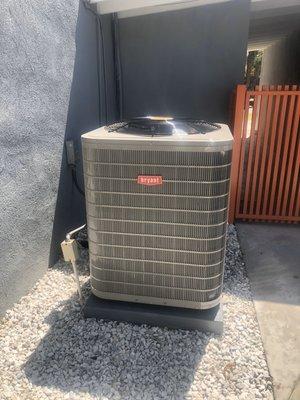 New condenser saves money and gives peace of kind when the heat comes.