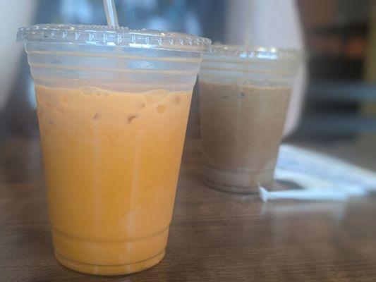 Thai Iced Tea & Thai Iced Coffee, $4.75