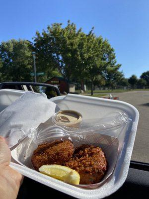 Walleye cakes