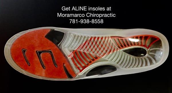 ALINE insoles help improve postural alignment and gait.