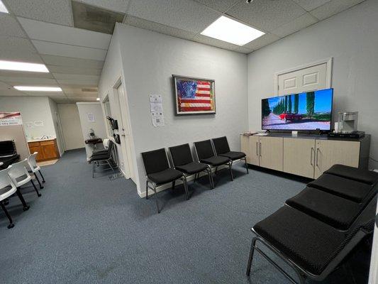 USCIS Clinic, Neema Malhotra, M.D. Civil Surgeon, Milpitas location waiting room