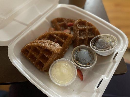 Churro waffle