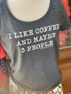 I LIKE COFFE AND MAYBE 3 PEOPLE SHIRT