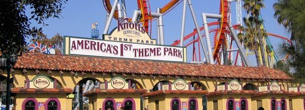 Knott's Berry Farm, America's 1st Theme Park in Anaheim, CA