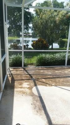 Need your pool deck pressure wash, give us a call very reasonable prices 772-361-5239